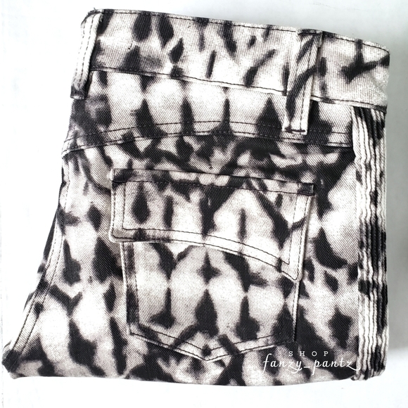 ISABEL Marant x H&M Skinny Moto Jeans Tie Dye NWOT - Picture 2 of 11